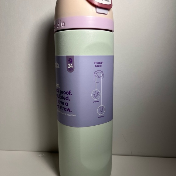 Owala 24oz Free Sip New Coastal Mist color water bottle - Picture 8 of 10